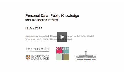 Louise Corti: Managing Sensitive Research Data -- A Practical Overview's image