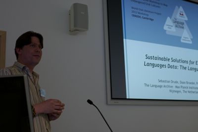 Sustainable Solutions for Endangered Languages Data: The Language Archive's image