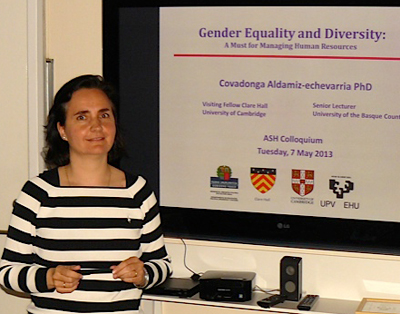 Covadonga Aldamiz-echevarria - Gender Equality and Diversity: a must for managing Human Resources's image