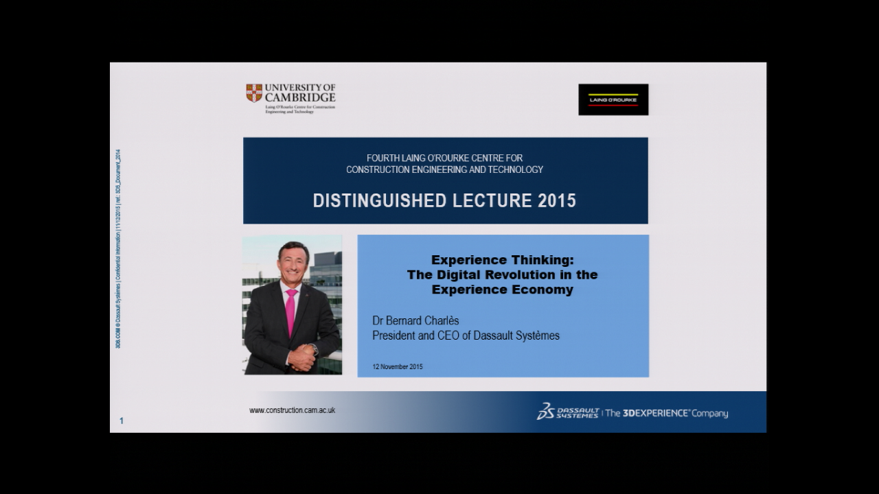 Fourth Laing O'Rourke Centre Distinguished Lecture's image