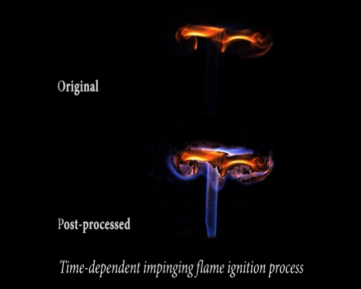06 Capture and enhancement of flame from visible to infrared spectrum's image