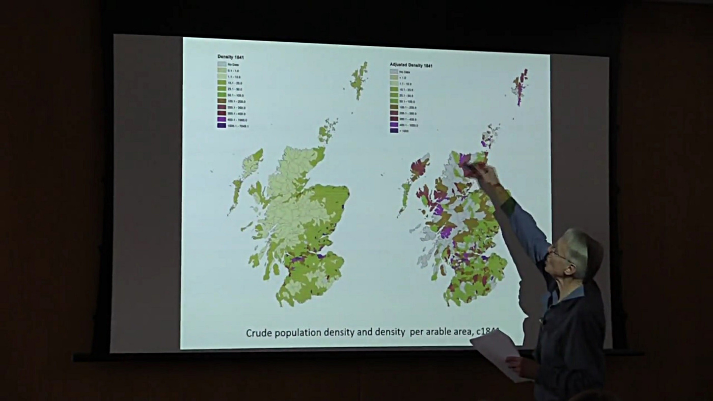 ENCHPOPGOS Conference 2017.  Professor Mike Anderson.  The population geography of Scotland at parish level 1755-1891: What may it tell us?'s image