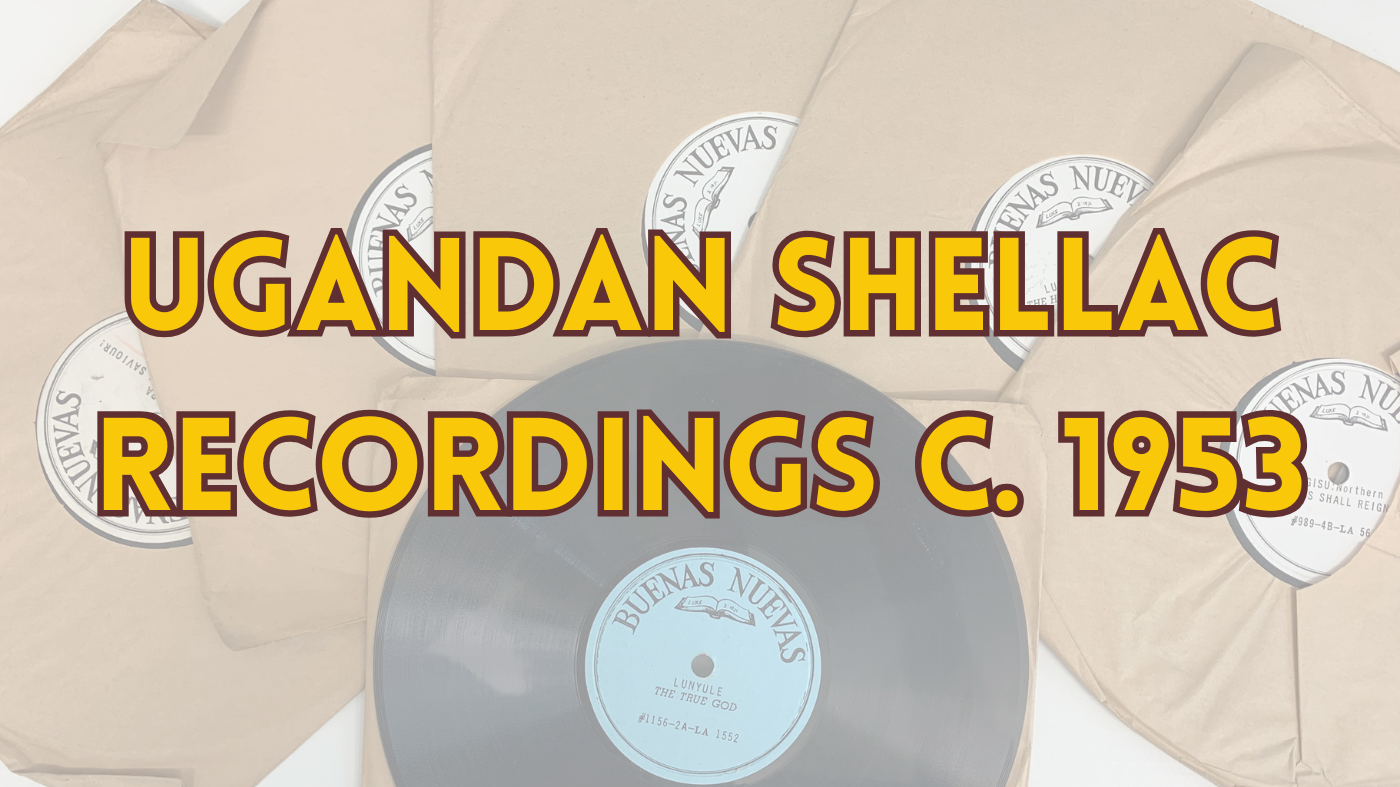 Ugandan Shellac Recordings c. 1953's image