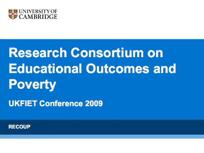 RECOUP - Research Consortium on Educational Outcomes and Poverty's image